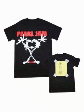 Pearl Jam Stickman Alive Graphic T-Shirt Rock Band Unisex Tee